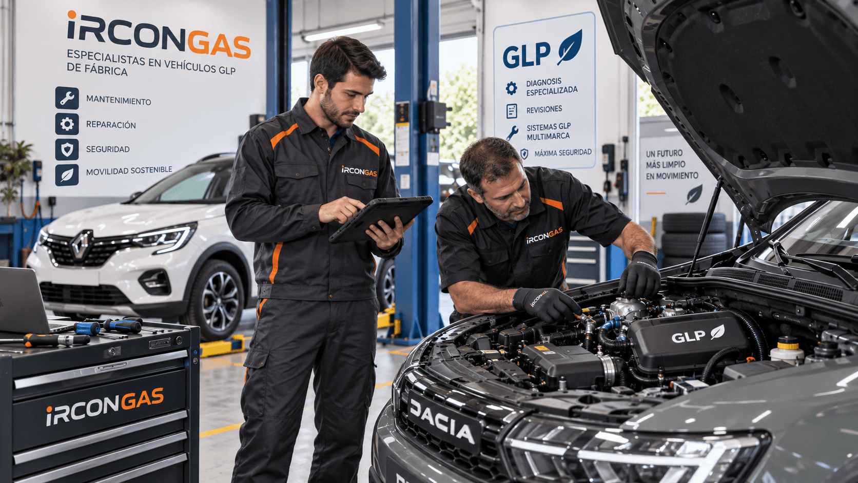 mantenimiento reparacion coches glp fabrica